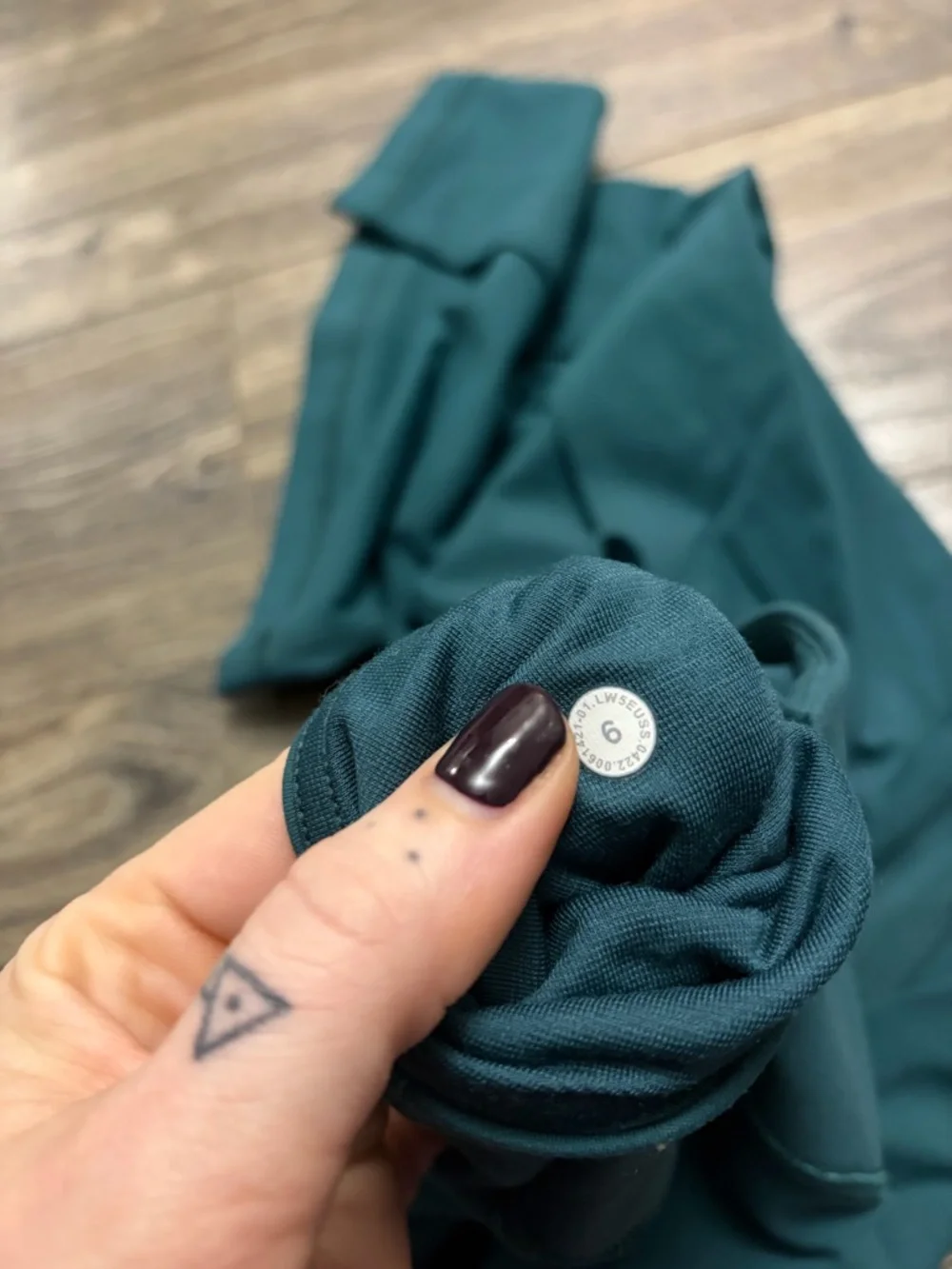 Lululemon Align High-Rise Mini-Flare Pant 32” (Green Jasper) Size 6
